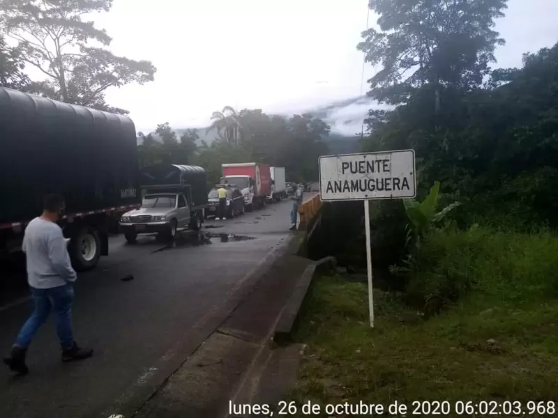 Cierre vía Panamericana