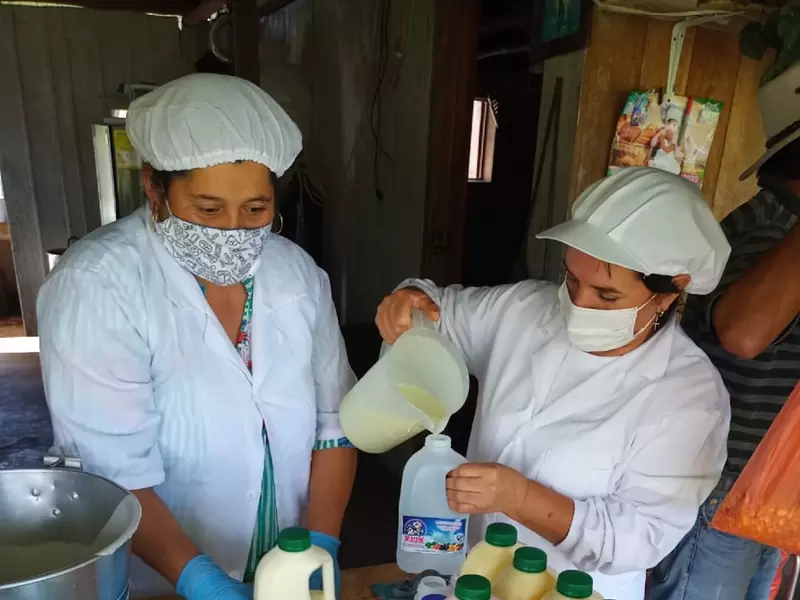 Mujeres campesinas municipio de Cabrera