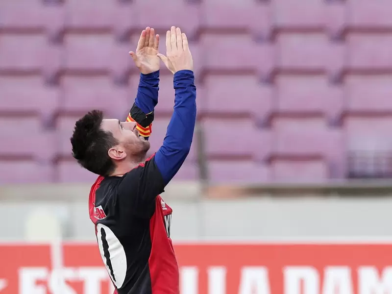 Lionel Messi, homenaje a Maradona