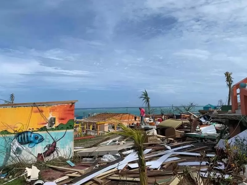 Providencia tras el paso del huracán Iota