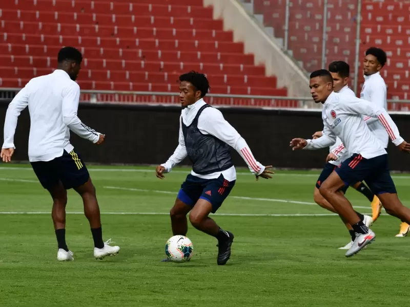 Selección Colombia- Entrenamiento en Quito