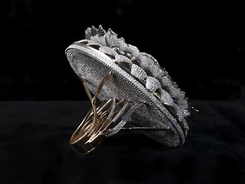 Anillo con 12.638 diamantes Anillo con 12.638 diamantes