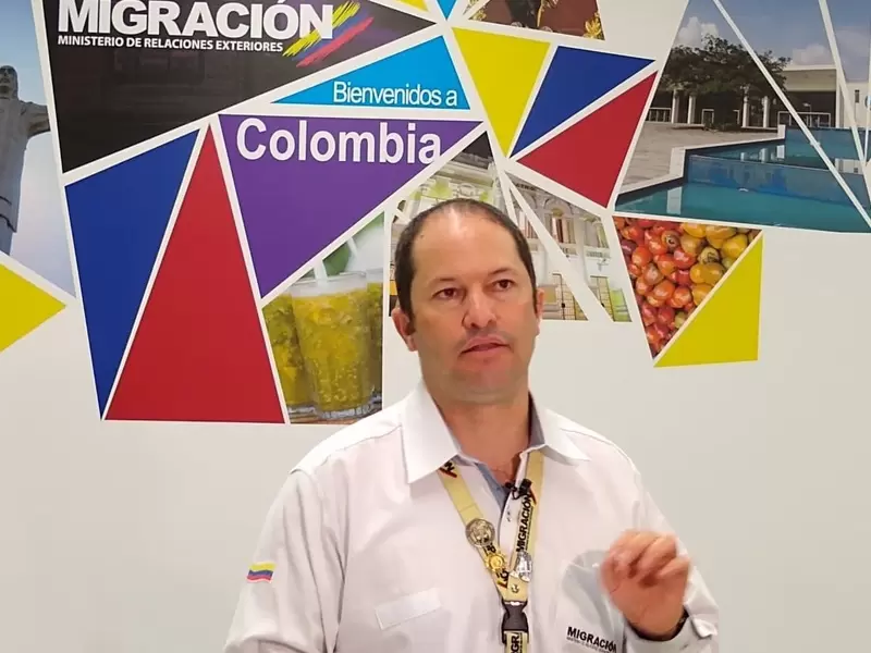 Juan Francisco Espinosa, director de Migración Colombia.