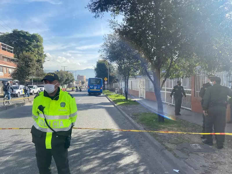 Escena del crimen de ciudadano en el SITP