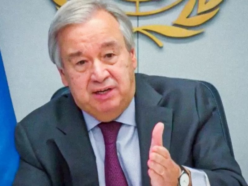 Antonio Guterres, secretario general de la ONU