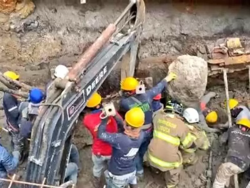 Caída de muro en el norte de Bogotá