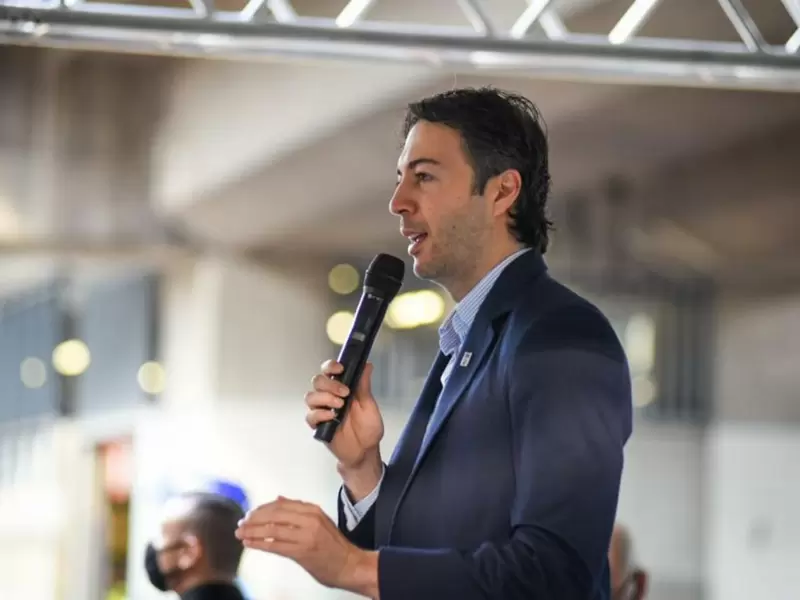 El alcalde de Medellín, Daniel Quintero