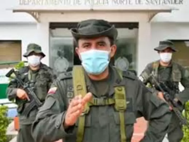 Coronel Carlos Martínez comandante de la Policía de Norte de Santander