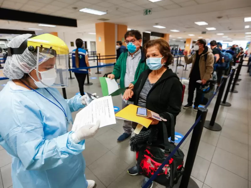 Aeropuerto coronavirus Perú