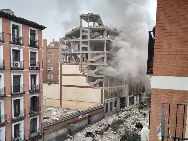 Explosión en Madrid