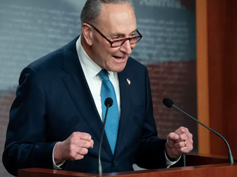 Líder demócrata del Senado de EE.UU., Chuck Schumer