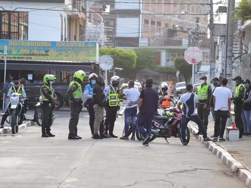Operativos año nuevo en Cali