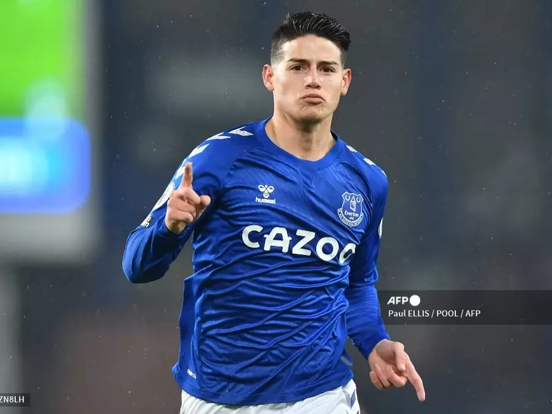 James Rodríguez, Everton 2021