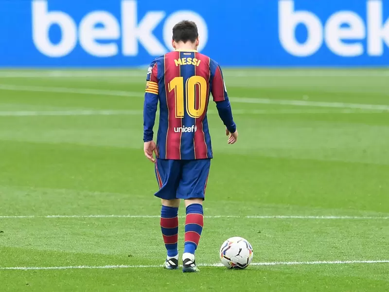 Lionel Messi después del partido contra Cádiz Lionel Messi después del partido contra Cádiz
