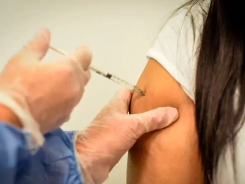 Vacunación contra el coronavirus en Medellín.