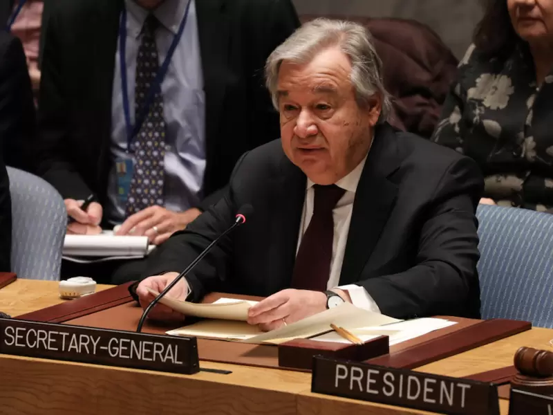 Antonio Guterres, secretario general de la ONU