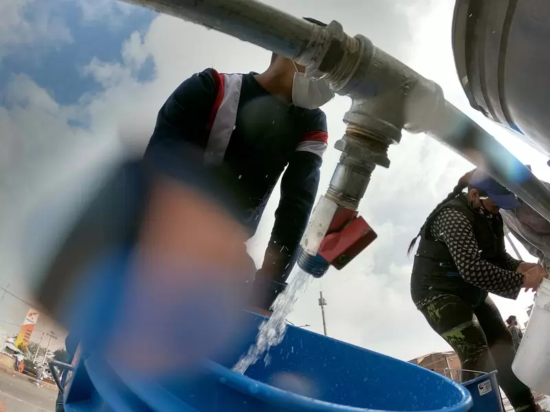 Cortes de agua en Bogotá - obras de acueducto por Metro de Bogotá