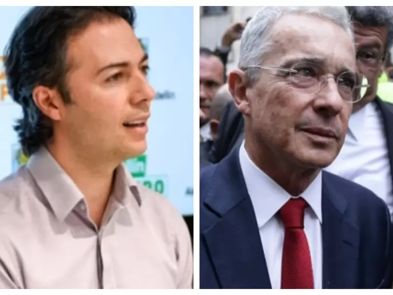 Daniel Quintero y Álvaro Uribe