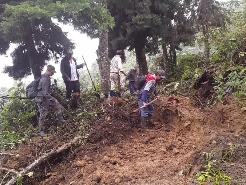 Campesinos vereda Mediacara, Córdoba - Archivo RCN Radio Quindío