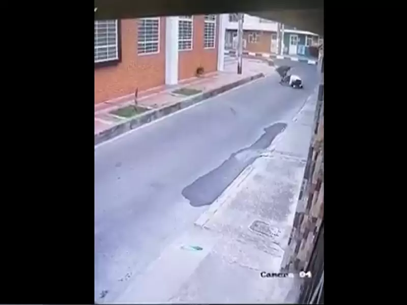 Mujer fue golpeada por ladrón en Bogotá