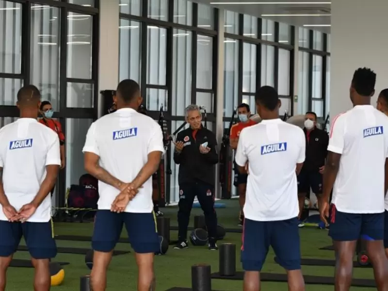 Primer entrenamiento de Reinaldo Rueda