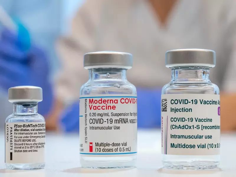 Vacuna de Pfizer y vacuna de Moderna