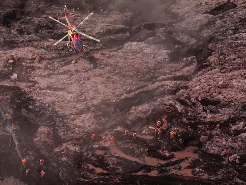 Ruptura de dique de mina en Brumadinho, Minas Gerais, Brasil, en 2019