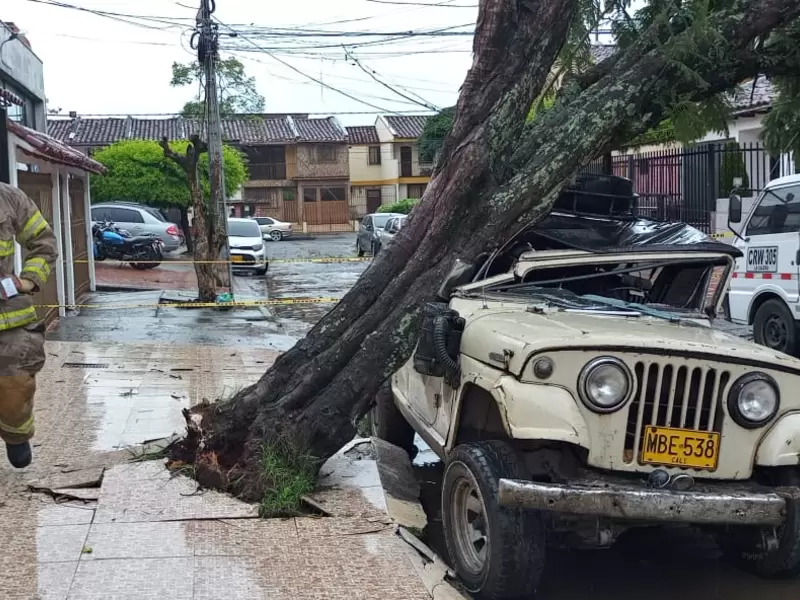Las lluvias se empezaron a registrar, aproximadamente, hacia las 2:00 p.m. y se prolongaron hasta las 4:00 de la tarde.