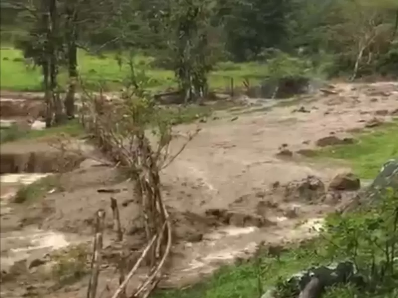 Desbordamiento Pueblo Rico (Risaralda)