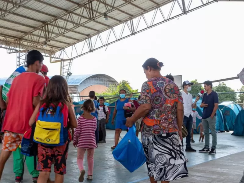 Combates, Venezuela, Arauquita, desolazados, familias