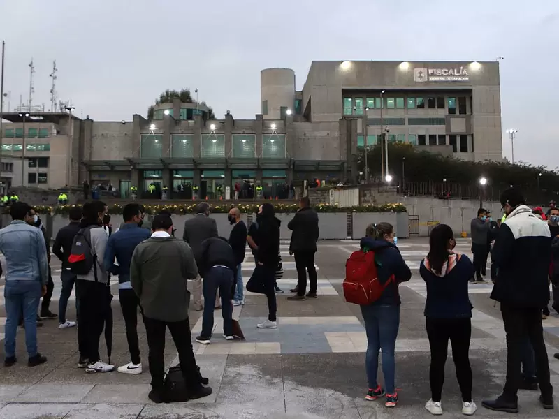 Protestas en la Fiscalía, 5 de marzo de 2021