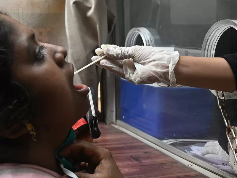 Prueba rápida de coronavirus en India