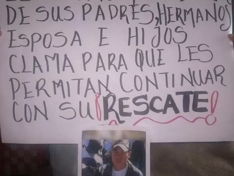MINERO ATRAPADO EN SOCOTÁ Jhon Jairo Fuentes Soto, minero atrapado en mina de Socotá