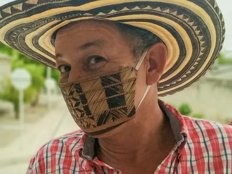 'Tío Pello', personaje de Sucre que narra historias del Caribe