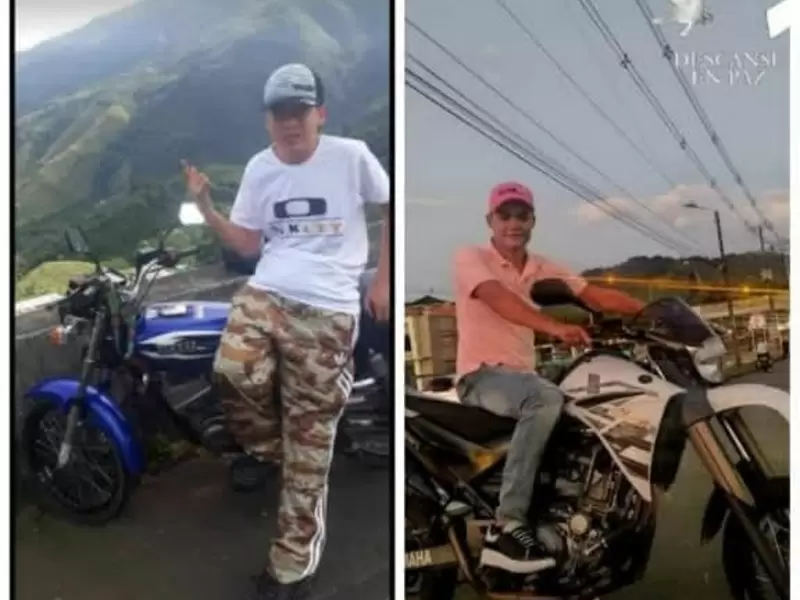 Dos jóvenes murieron al chocar sus motocicletas