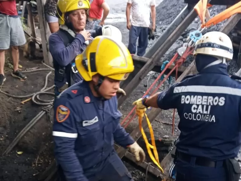 Rescate mineros Cali