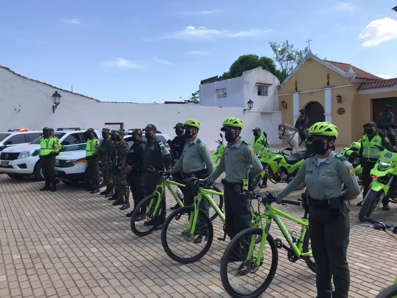 Más de 1.500 policías custodiarán los municipios de Bolívar durante la semana santa