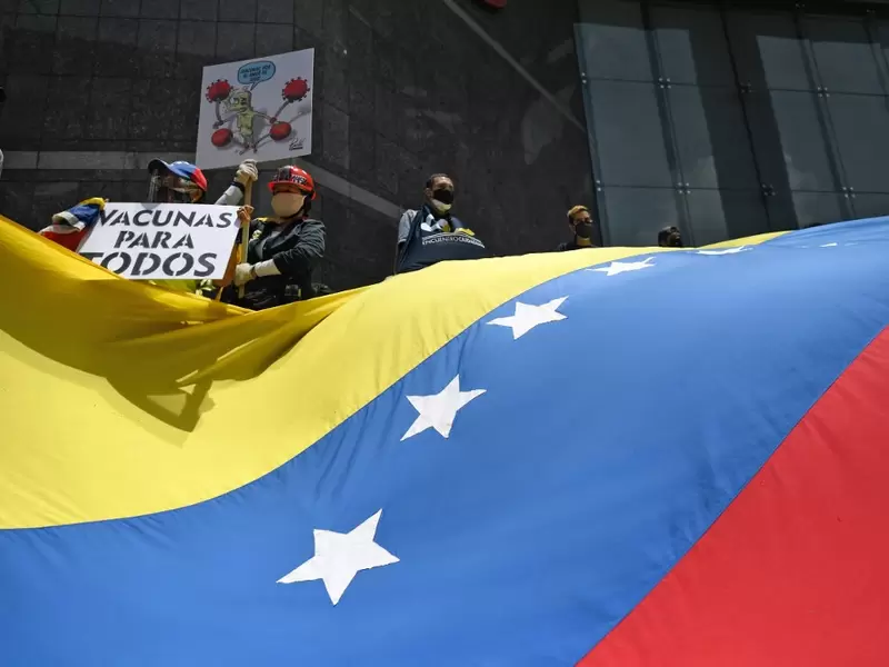 Protestas en Venezuela por vacunas