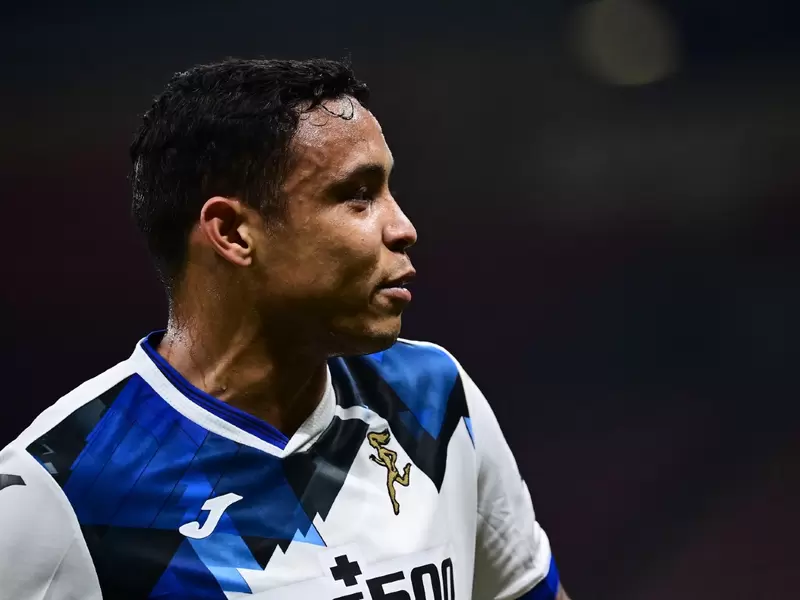 Muriel jugando con Atalanta Muriel jugando con Atalanta