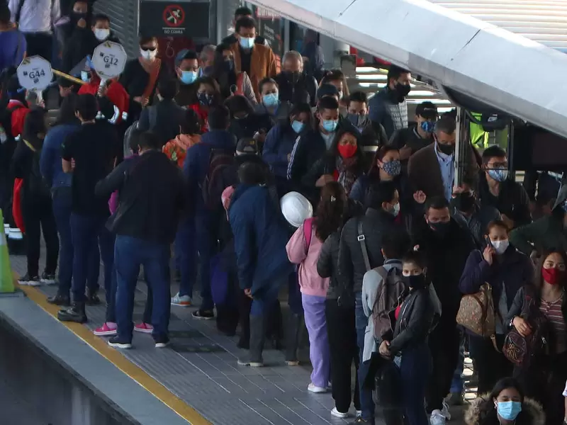 Coronavirus en Bogotá / Aglomeraciones en Transmilenio