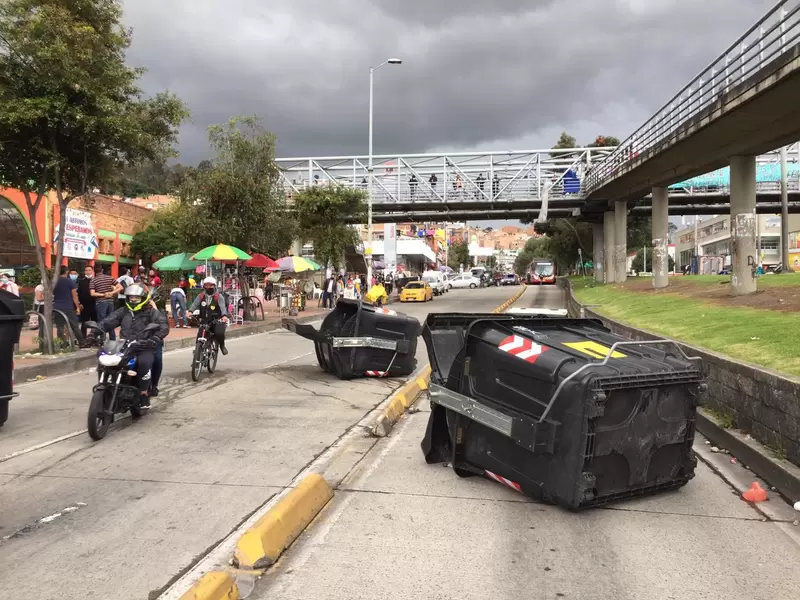 Bloqueos en Suba