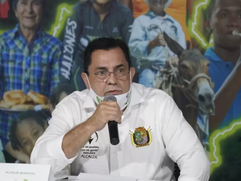 Alcalde de Titiribí, Juan Guillermo Bolívar Colorado.