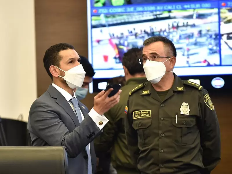 Daniel Palacios, ministro del Interior y director de la Policía