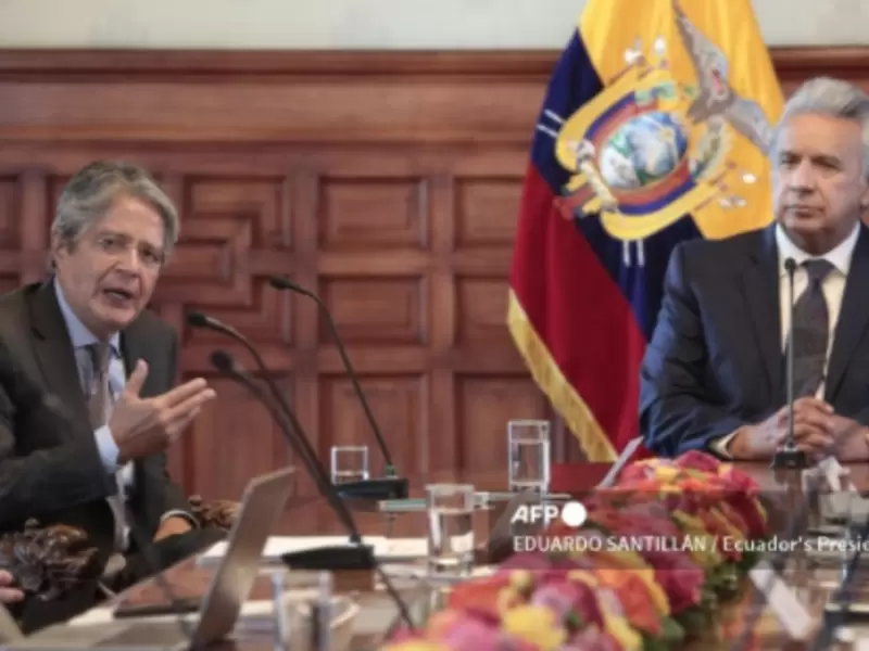 Guillermo Lasso y Lenín Moreno