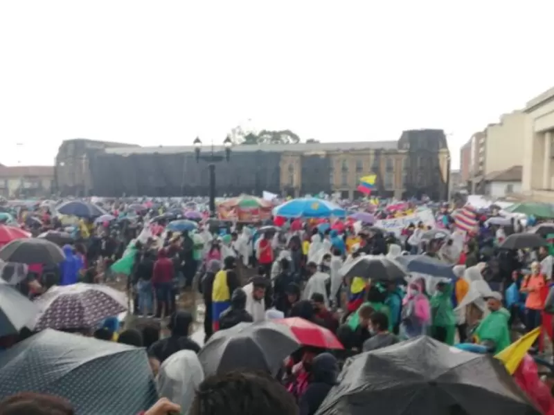 Manifestación Plaza de Bolívar