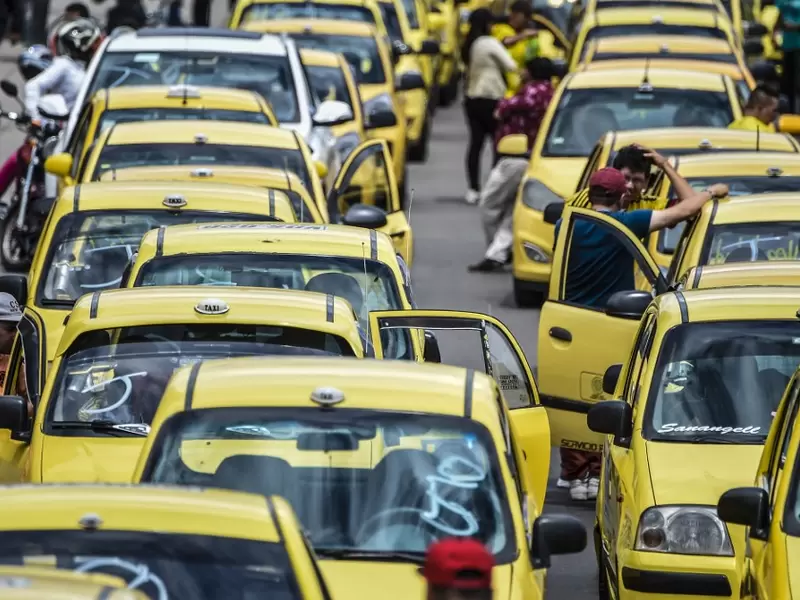 Protesta de taxistas