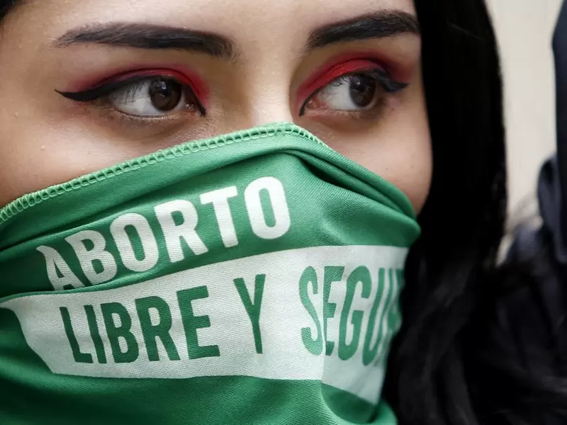 Protesta a favor del aborto