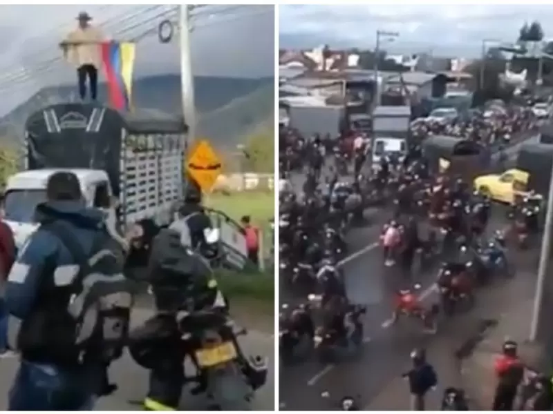 Bloqueos en Cundinamarca Bloqueos en Cundinamarca