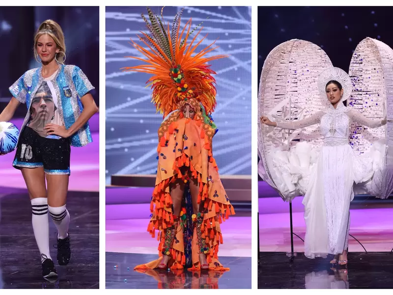 Desfile en traje típico en Miss Universo 2021 Desfile en traje típico en Miss Universo 2021