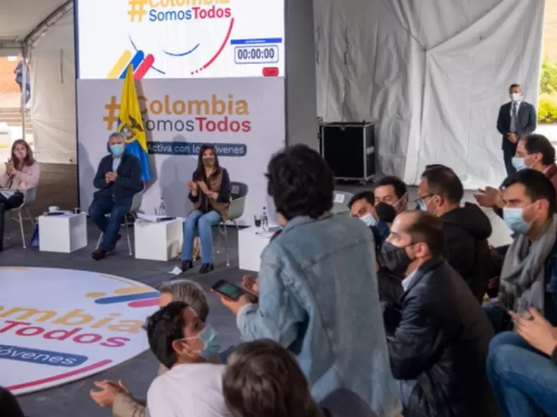 Reunión de Duque y Jóvenes en Bogotá